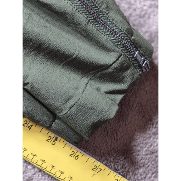Athleta Joggers Womens 10 Olive Green Elastic Waist Zip Pockets - Picture 7 of 7
